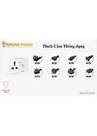 Ổ Cắm Máy Bơm An Toàn Rạng Đông OC03.MB 16A  - Ổ Cắm Chống Giật Cấp N guồn 5V Cho Phao Điện - Công Suất 1500W