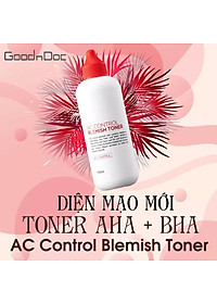 Nước Hoa Hồng Khôi Phục Da Mụn GoodnDoc Ac Control Blemish Emulsion 150ml