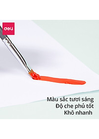 Màu bột Gouache Deli dạng tuýp 12ml Deli - 5/12/24 màu - 1 hộp - EC11 .
