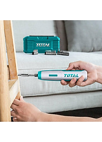 MÁY SIẾT VÍT DÙNG PIN 4V TOTAL TSDLI0403 - HÀNG CHÍNH HÃNG