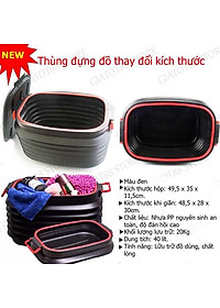 Thùng Đựng Đồ Gấp Gọn Đa Năng-Hộp Để Đồ Ô Tô 37L Chất Lượng Cao Chịu Tải Lớn - Hàng Loại 1 - Chính Hãng MINIIN