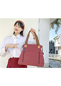 Túi xách túi đeo vai nữ vải canvas thời trang cao cấp phong cách mới