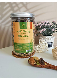 Ngũ Cốc Granola Nướng Vị Mật Ong Hạt Nhập Khẩu - thương Hiệu Holinut/500gram