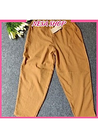 Quần ống rộng, chất liệu Linen, quần kiểu nữ form rộng rãi, thoải mái NeSa Shop QKH.39