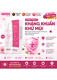 Dung dịch vệ sinh phụ nữ GENTLE FRESH độc quyền DAMODE chai 135ml dung dịch vệ sinh phụ nữ tốt nhất chính hãng Hàn Quốc