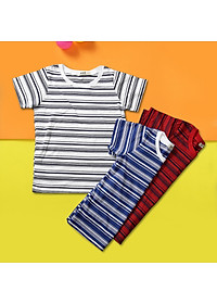 COMBO 3 ÁO THUN SỌC WINFA - COTTON THIÊN NHIÊN