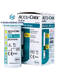 Que Thử Đường Huyết Accu-Chek Active (Hộp 25 - 50 que)