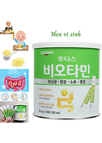 Men vi sinh Ildong Foodis Hàn Quốc hỗ trợ tiêu hóa, hấp thụ dinh dưỡng, ngăn ngừa rối loạn tiêu hóa, Bổ sung vitamin và khoáng chất từ sữa non - OZ Slim Store