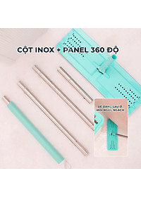 Bộ Lau Nhà MyJae Đài Loan Sợi Fiber Xoay 360 Độ Thông Minh 125cm