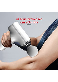 LOẠI 1 PIN KHỎE] Máy massage cầm tay, máy massage cổ vai gáy 6 Cấp Độ Chuyên Sâu Đa Năng Bảo Hành 12 Tháng