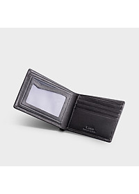 Ví nam da bò Lata ( Thời trang nam gấp 2 dáng ngang - Ví da thật LVN98 )