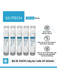 Bộ lọc nước uống công nghệ UF 5 cấp lọc by Scitech (Không dùng điện, không nước thải) - Hàng chính hãng