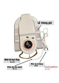 Máy Sấy Và Khử Trùng Giày có hẹn giờ Cao Cấp Làm Khô Siêu Nhanh - Loại Bỏ Khử Mùi Hôi Và Vi Khuẩn, Kiểu Dáng Nhỏ Gọn, Dễ Sử Dụng Máy Sấy Giày Dép Tất Găng Tay Mũ Bảo Hiểm Khử Khuẩn Bằng Tia UV An Toàn Tiện Dụng Thông Minh