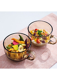 Bộ 2 Ly, Cốc Thuỷ Tinh Hổ Phách Dung Tích Lớn 480ml Cao Cấp Chịu Nhiệt- Hàng Loại 1.  Chính Hãng MINIIN