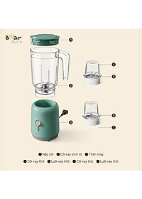Máy xay đă năng 3 trong 1 BEAR BL-B10V2 xay thịt, hoa quả, nhanh chóng, tiện lợi - Hàng nhập khẩu
