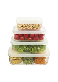 Hộp Đựng Thực Phẩm, Thức Ăn Bằng Nhựa Cao Cấp Hokkaido Inochi Nhật Bản - Đảm bảo an toàn cho sức khỏe - Hình Chữ Nhật - Nhiều Màu