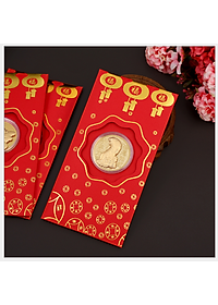 (Tết 2022) Bao lì xì hình con Hổ, Cọp mạ vàng, Bao lì xì Thần Tài quà tặng phong thủy, rước Tài LộcTết Nhâm Dần