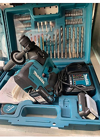 MÁY KHOAN ĐỘNG LỰC 14MM DÙNG PIN 12V MAKITA HR140DSAE1 (01 ĐẾ SẠC NHANH 02 PIN 2.0AH) - HÀNG CHÍNH HÃNG