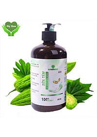 SỮA TẮM LÁ KHỔ QUA RỪNG MẸ KEN -500ML (hỗ trợ  Trị rôm sẩy cho bé ,hăm tả, ngứa da)