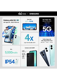 Điện thoại Samsung Galaxy A06 5G - Đã kích hoạt bảo hành điện tử - Hàng chính hãng