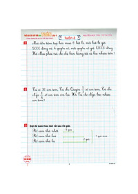  phiếu bài tập cuối tuần môn toán lớp 4 (dùng chung cho các bộ sgk hiện hành)