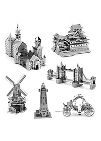 [Có sẵn] Mô Hình 3D Kim Loại Tự Lắp Ráp Công Trình Kiến Trúc Thế Giới [Tự ráp]