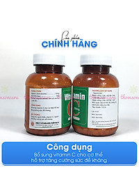 Vitamin C 50mg lọ 1000 viên nén - Bổ sung Vitamin C cho cơ thể, tăng cường sức đề kháng, giảm chảy máu cam