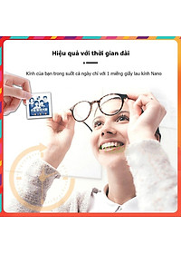 Khăn Lau Kính Nano Hộp 100 Miếng Giấy Lau Kính Chống Bám Hơi Nước, Lau Sạch Vân Tay Bụi Bẩn