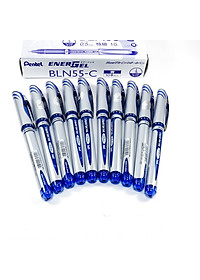 Bút ký Pentel ENERGEL nét bút 0.5/0.7/1.0mm màu xanh, đỏ