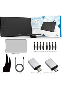 BẢNG VẼ ĐIỆN TỬ XP-PEN DECO 01 V2 ANDROID HỖ TRỢ CẢM ỨNG NGHIÊNG (KÈM GĂNG TAY HỌA SĨ VÀ MIẾNG FILM BẢO VỆ) - HÀNG CHÍNH HÃNG