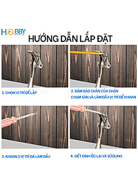 Chặn cửa chân móng ngựa có lẫy gạt chống va đập Hobby Home Decor CMG1