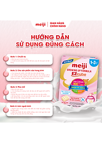 Combo 2 Hộp Sản Phẩm Dinh Dưỡng Công Thức Meiji Growing Up Formula EZcube - Nhập khẩu chính hãng (560g)