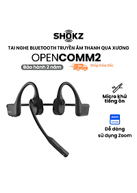 Tai nghe Bluetooth truyền âm thanh qua xương Shokz OPENCOMM2/OPENCOMM2 UC - Hàng Chính Hãng