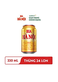 Bia Hà Nội Khuyến mại hè - Thùng 24 Lon 330ML