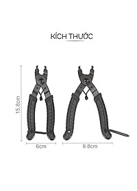 Kìm Cắt Sên Xích Xe Đạp KC-02, chất liệu thép, tay cầm cao su chống trượt, giúp tháo mở thu ngắn dây (loại lớn dài 16cm) 2 Trong 1 - Mai Lee