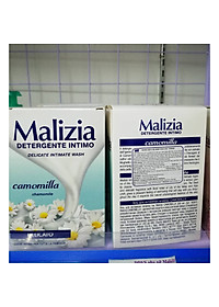 Dung dịch vệ sinh hoa cúc trắng Malizia Delicate Wash Chamomile 200ml tặng kèm móc khóa
