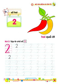 Tủ Sách Cho Bé Vào Lớp 1 - Bé Tập Đếm Và Tập Tô