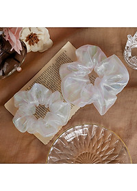 Dây buộc tóc Scrunchies hologram blink blink HD38