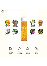 Bộ Ba Zakka Naturals Gel B5 35g, SRM Hoa Cúc 185g và Sữa Dưỡng Hoa Cúc 150ml Làm Sạch Dịu Nhẹ và Cấp Ẩm