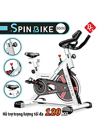 BG Xe đạp tập thể thao đa năng trong nhà Model S500 WHITE SPINING BIKE mới (hàng nhập khẩu)