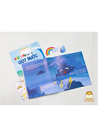 Cuốn Sắc Màu Của Giọt Nước (Chủ đề Thế giới quanh em) - Sách Truyện Cho Bé Khám Phá Khoa Học Và Giúp Con Tự Tin Hơn (Tặng Kèm Sticker - Dành Cho Bé 1-3 4-6 Tuổi)