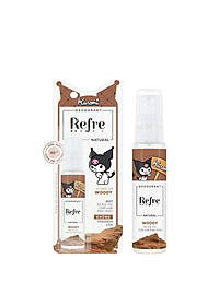 Xịt khử mùi Refre x Kuromi Natural/Whitening Perfume 30ml