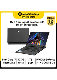 Laptop Dell Alienware m15 R6 i7 11800H/32GB/1TB SSD/6GB RTX3060/15.6″F/165Hz/OfficeHS/Win11/(P109F001DBL)/Đen – Hàng chính hãng