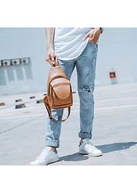 Balo Lata ( Thời trang nam đi chơi cỡ nhỏ - Balo đeo chéo da BALC22 )