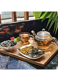 Trà Lá Dâu Tằm [ Trà sức khỏe ] - Giúp ngủ ngon, ổn định huyết áp - Gói 200g - Đông Sơn