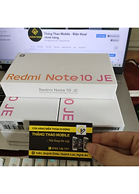 Điện thoại Xiaomi Redmi Note 10 JE 5G 4GB/64GB - Màn 90HZ - Chống Nước IP68 - Hàng Nhập Khẩu - Bản quốc tế