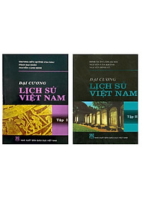 Sách - Combo Đại cương Lịch sử Việt Nam Tập 1 + Tập 2 + tập 3 (DN)