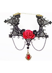Vòng cổ choker rose King&Queen nổi bật dạ tiệc