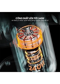 Máy ép chậm Elmich JEE-8758, công suất 240W, bảo toàn dưỡng chất, giữ trọn hương vị, ép kiệt bã tới 98% - Hàng Chính Hãng