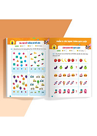 Sách Phiếu Luyện Toán Tư Duy Cùng Gấu Kiki 3 - Xác Định Vị Trí - Các Dạng Toán Quy Luật